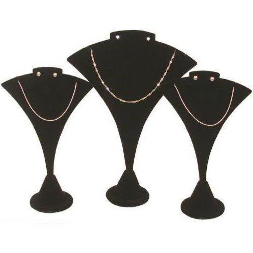 3 Combo Necklace & Earring Stand Jewelry Display