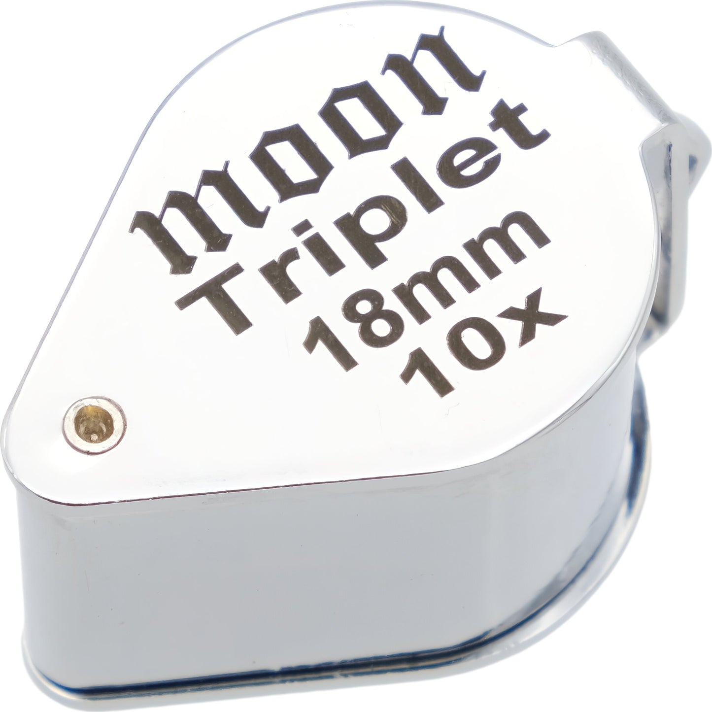 10x Round Triplet Loupe Chrome Plated 18mm