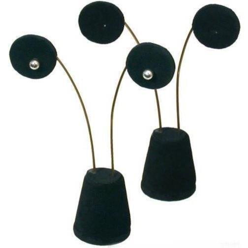 2 Earring Slant Hoop & Stud Ear Display Unit