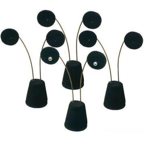 4 Earring Slant Hoop & Stud Ear Display Unit