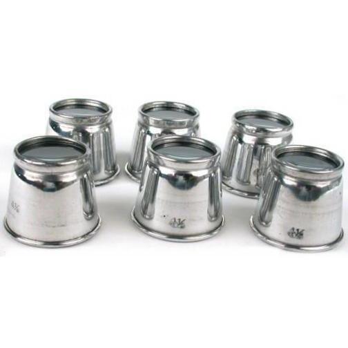 6 2X Loupes Magnifier Jewelry Coin Hobby Tools