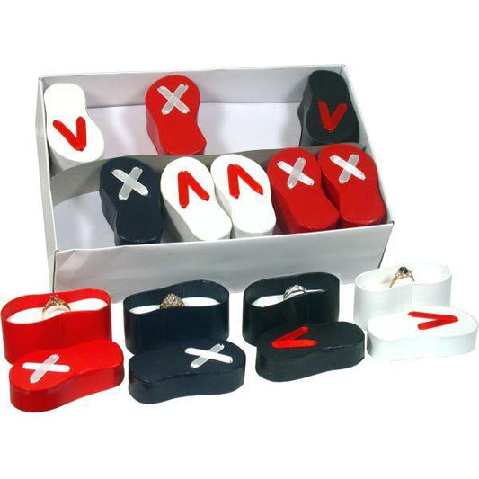 Ring Shoe Gift Box Assortment 48Pcs