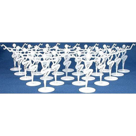 24 Earring Displays Jewelry Showcase Countertop White
