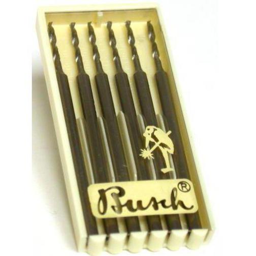 Busch Twist Drill Bits 6Pcs (Sizes 005 to 016)