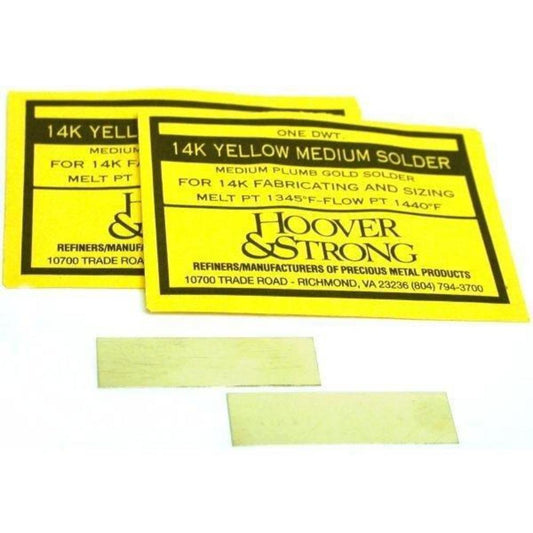 Hoover & Strong 14k Yellow Medium Solder 2dwt