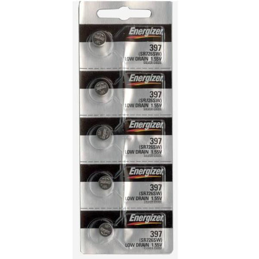 #396/397 SR726SW Energizer® Watch Batteries 5Pcs