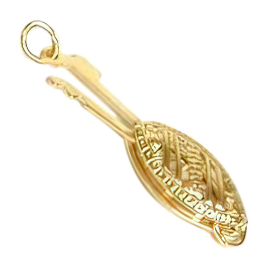 Fishhook Filigree Pearl Clasp 14k Gold 13mm