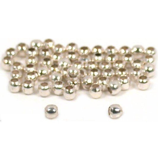 Ball Sterling Silver Beads 2mm 60Pcs