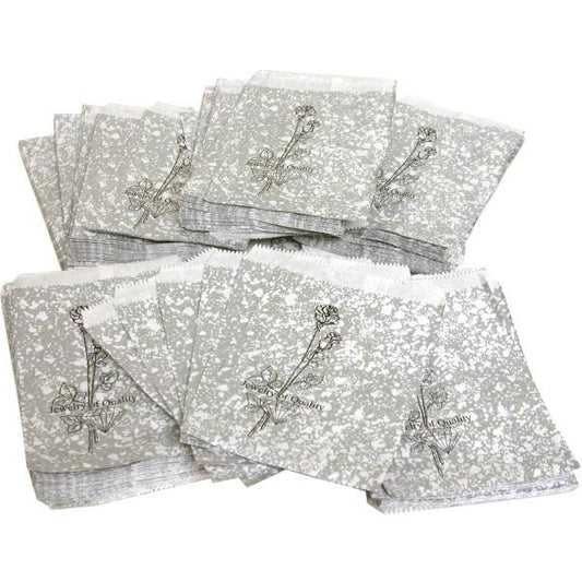 Paper Gift Bags Silver Color 7" 500Pcs