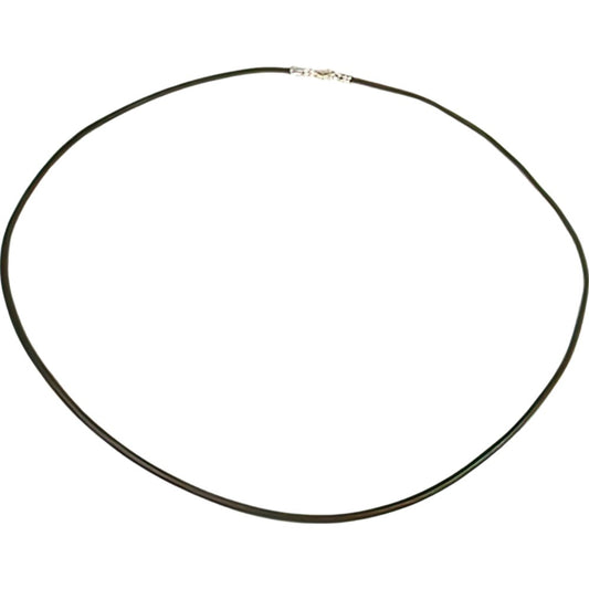 Leather Cord Necklace Brown 18"