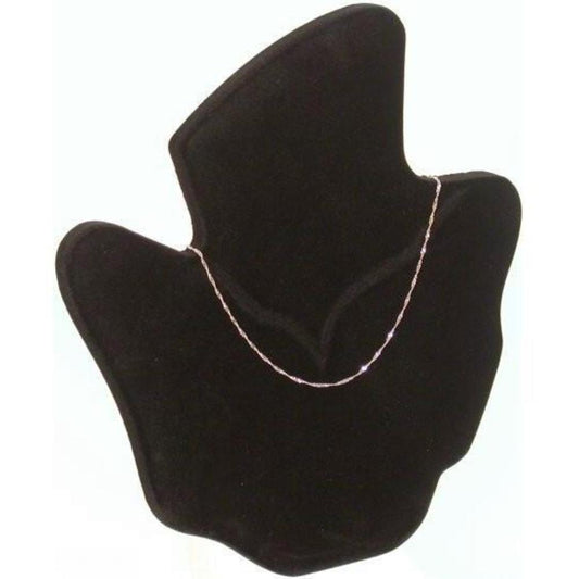 Neck Display Flocked Plastic 7 1/8"