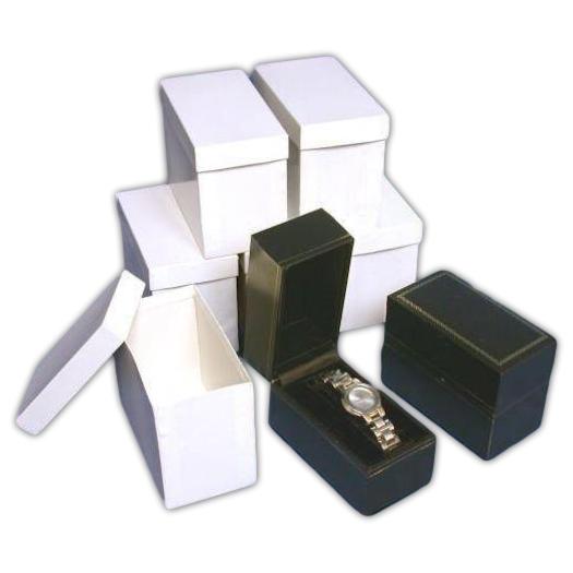 6 Faux Black Leather Watch & Bangle Bracelet Boxes – FindingKing