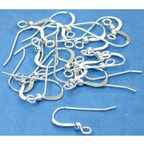 20 Sterling Silver Shepherd Hook Earrings 21 Gauge