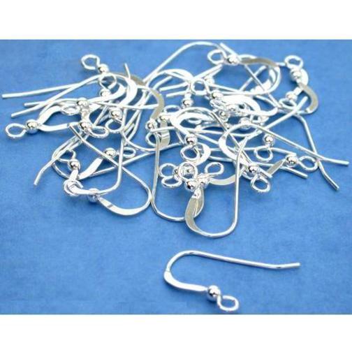 30 Sterling Silver Shepherd Hook Earrings 21 Gauge