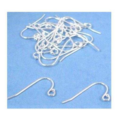 20 Sterling Silver Shepherd Hook Earrings 21 Gauge