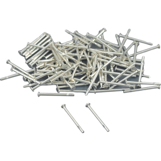 100 Sterling Silver Head Pins Jewelers Beading 22 Gauge