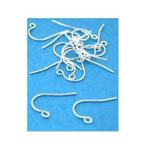 Shepherd Hooks Sterling Silver 21 Gauge 19mm 8 Pairs