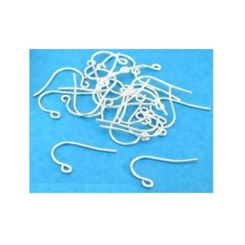 26 Sterling Silver Shepherd Hook Earrings 19 x 12mm