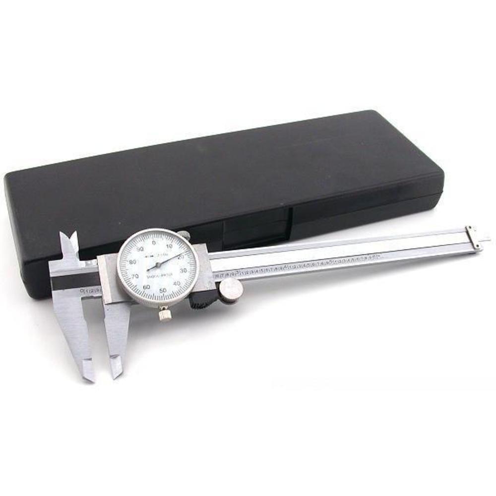 Jewelers Sliding Dial Caliper 6" Inside & Outside Measuring Gauge Tool 4 Pcs