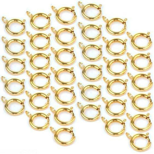 36 Pocket Watch Parts Fobs Connectors Gold Plated 12mm
