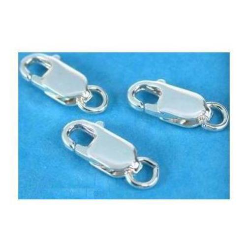 Lobster Clasp Sterling Silver 14mm 3Pcs
