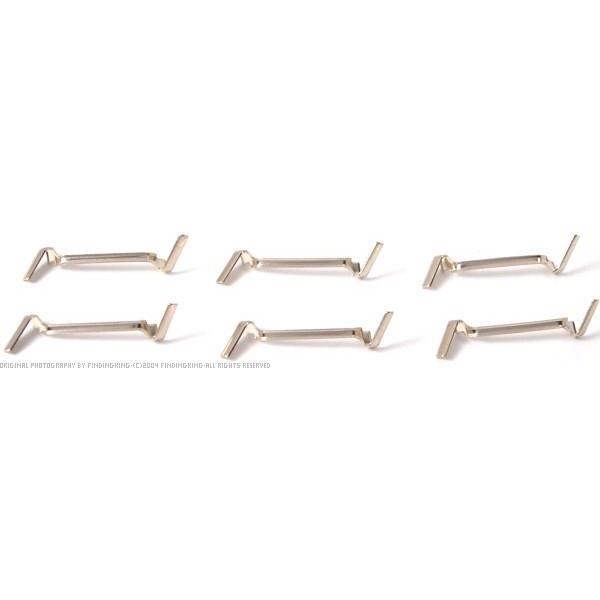 6 White Gold Filled Large Ring Guards Jewelry Size Adjuster