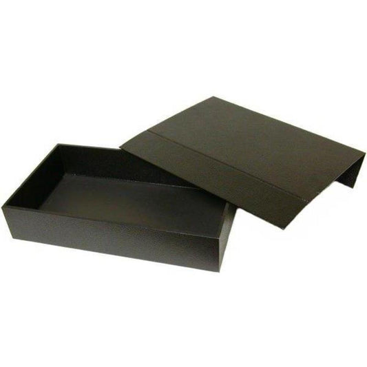 Magnetic Lid Jewelry Display Case Black 14 3/4"