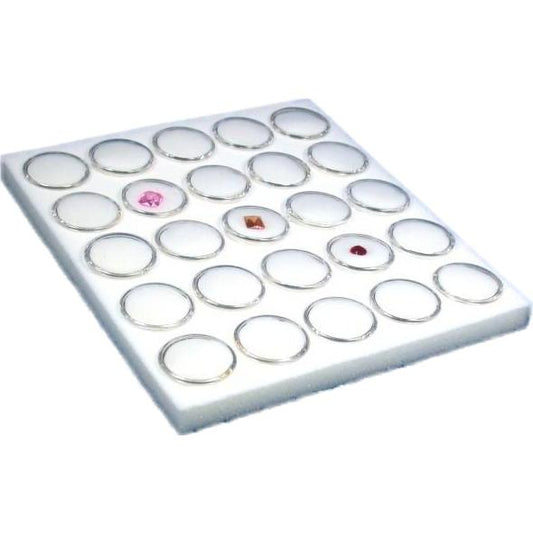 25 Gem Jars Display Tray Insert 1"