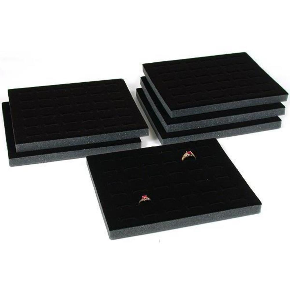 Ring Tray Foam Insert 36 Slot Black 6pc