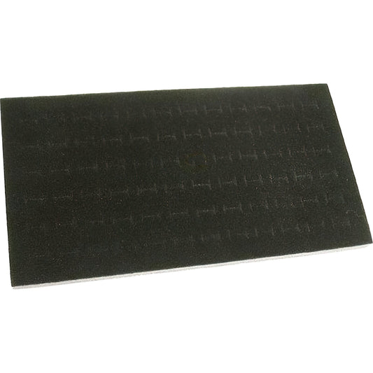 72 Slot Ring Jewelry Tray Foam Insert Display Pad Liner Black 14 1/4"