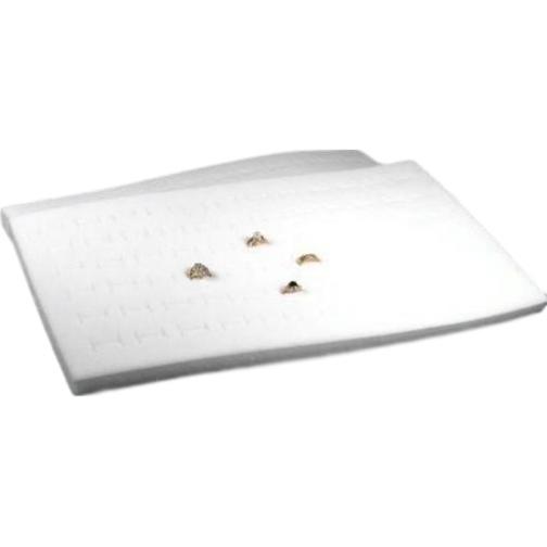 2 72 Slot White Velvet Ring Display Tray Inserts