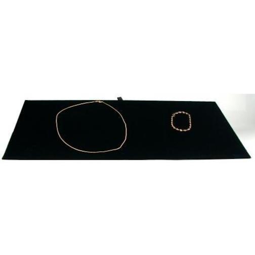 3 Black Velvet Jewelry Display Pad & Travel Trays