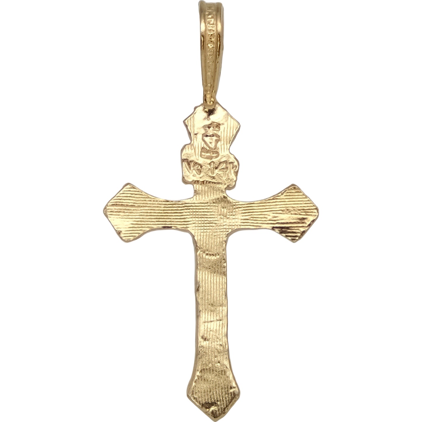 INRI Crucifix Charm 14k Gold 22mm