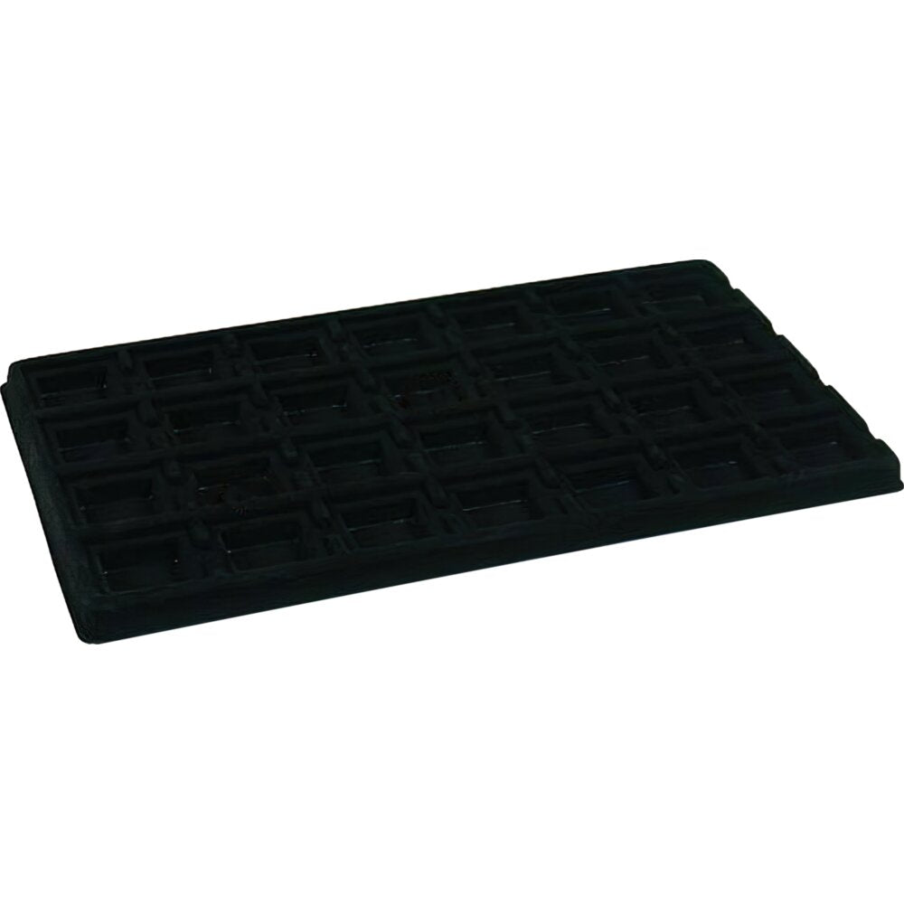 28 Compartment Display Tray Inserts Black 14 1/8" 2Pcs