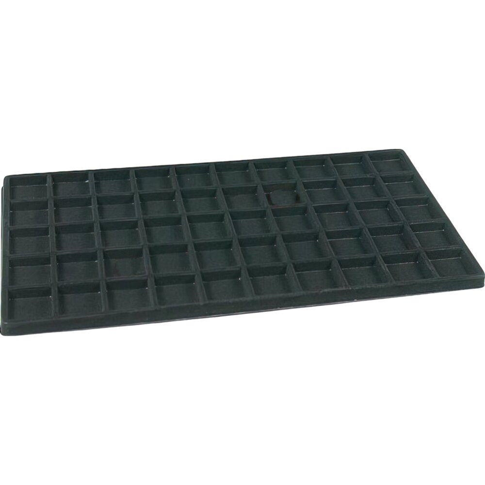 5 Black Flocked 50 Compartment Display Tray Inserts