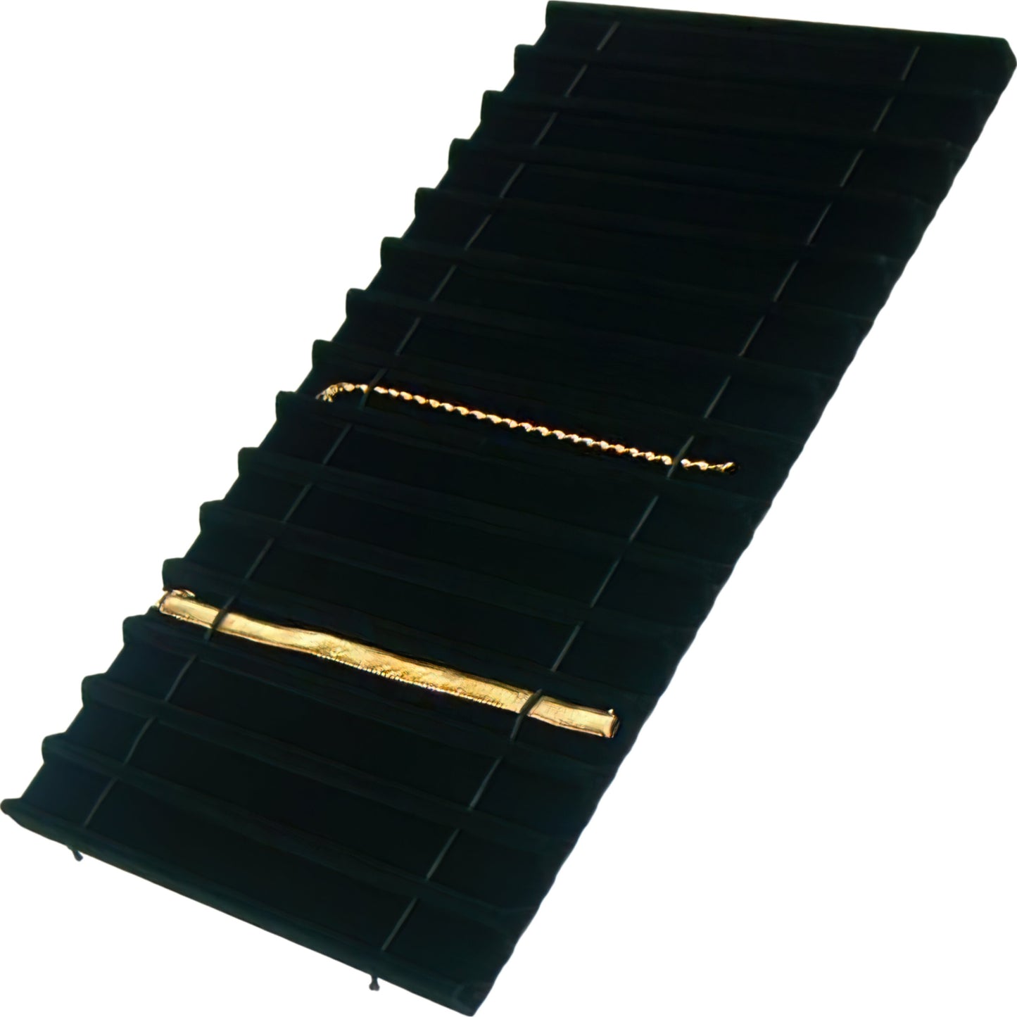 Glass Top 15 Slot Bracelet Case Display Travel Tray Box