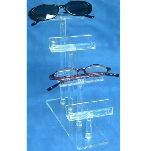 Eyeglass Display Clear Acrylic 4 Tier Showcase Holder