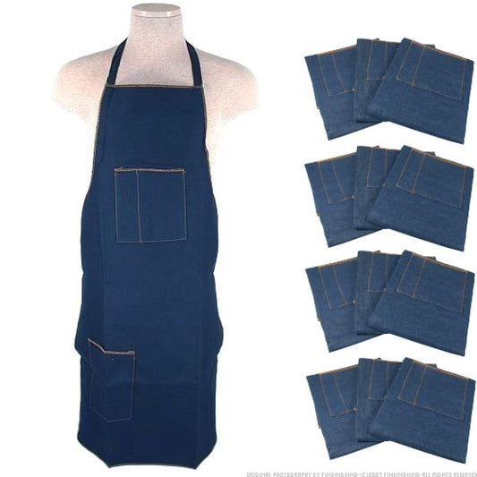 12 Denim Adult Aprons Work Shop Jewelers Workshop Hobby Craft Jewelry Tool