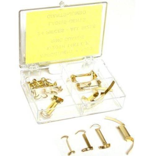 8 Sets 24 Yellow Gold Filled Ring Guards Jewelers Size Jewelry Repair Tools