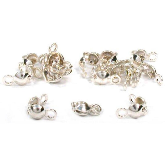 Bead Tips Sterling Silver 3mm 12Pcs