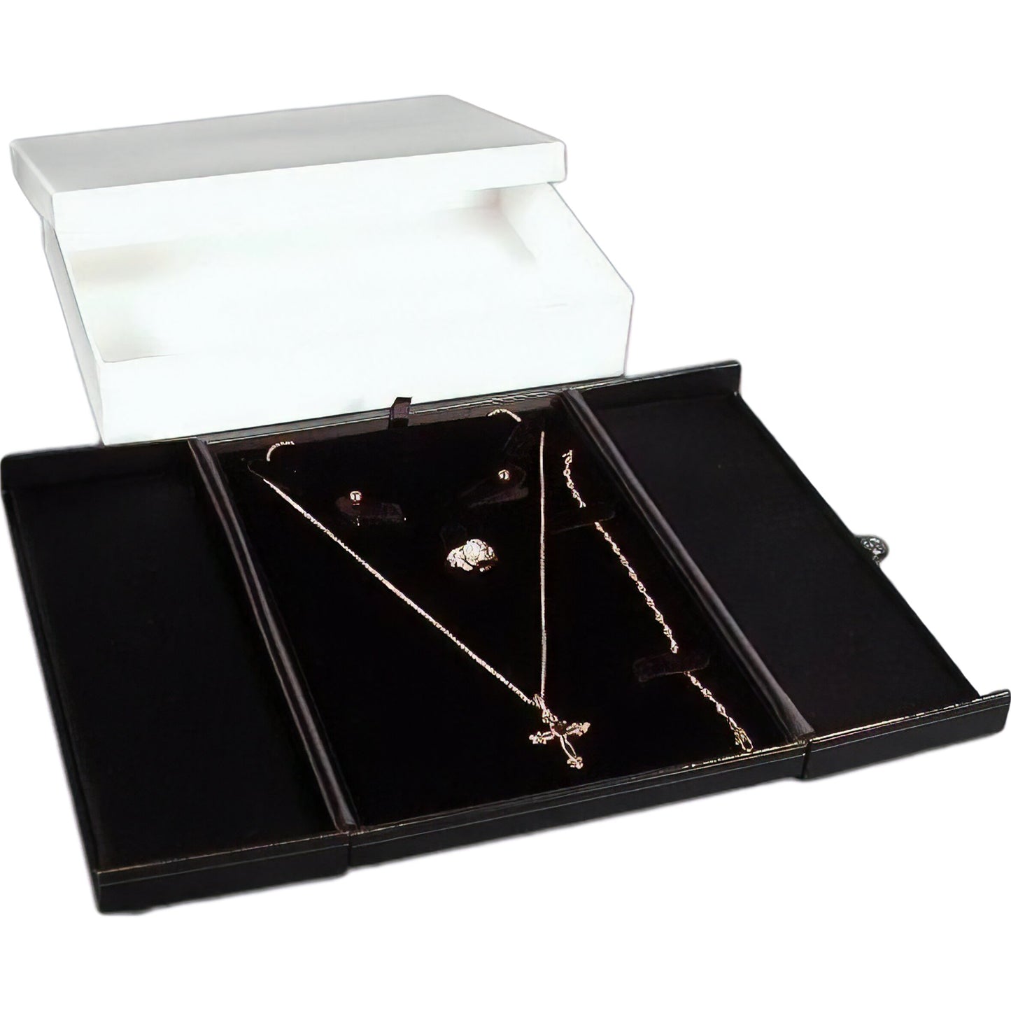 3 Earring Ring Necklace Combo Gift Boxes Case Display