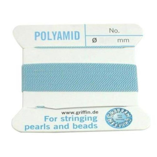 Turquoise Nylon Bead Cord #8