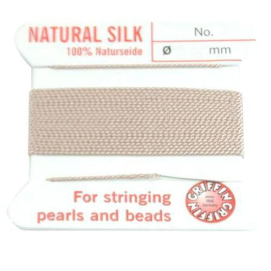 Light Pink Silk Bead Cord #4