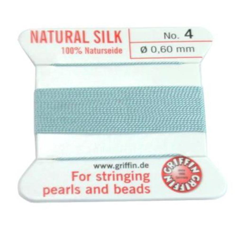 Turquoise Silk Bead Cord #4