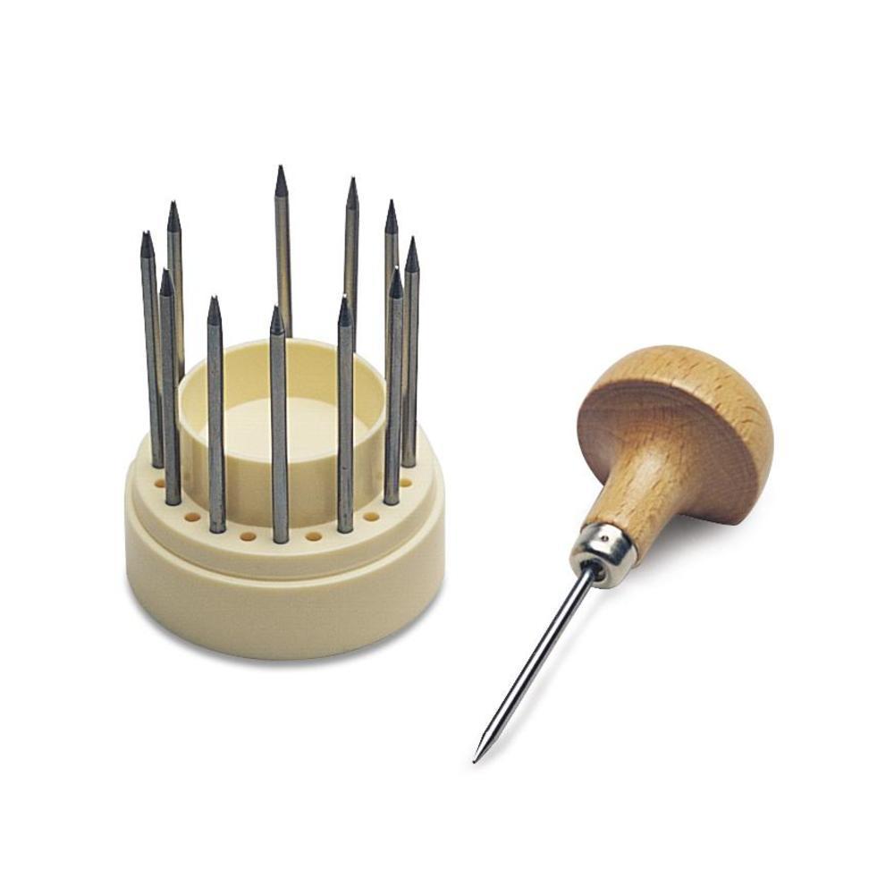 23Pc Beading Tools For Stone Setting & Pin Vises