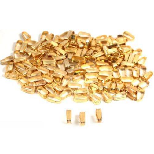 150 Bails Gold Plated Connectors Jewelry Chain Parts 6 x2mm