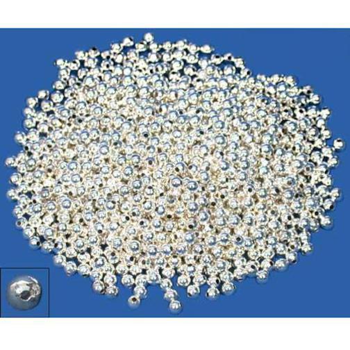 Ball Beads Silver Plated 3mm 1000Pcs
