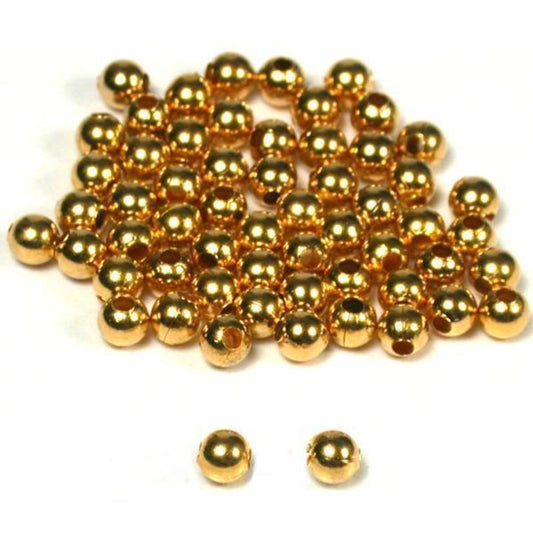 Ball Gold Plated Beads 4mm 60Pcs