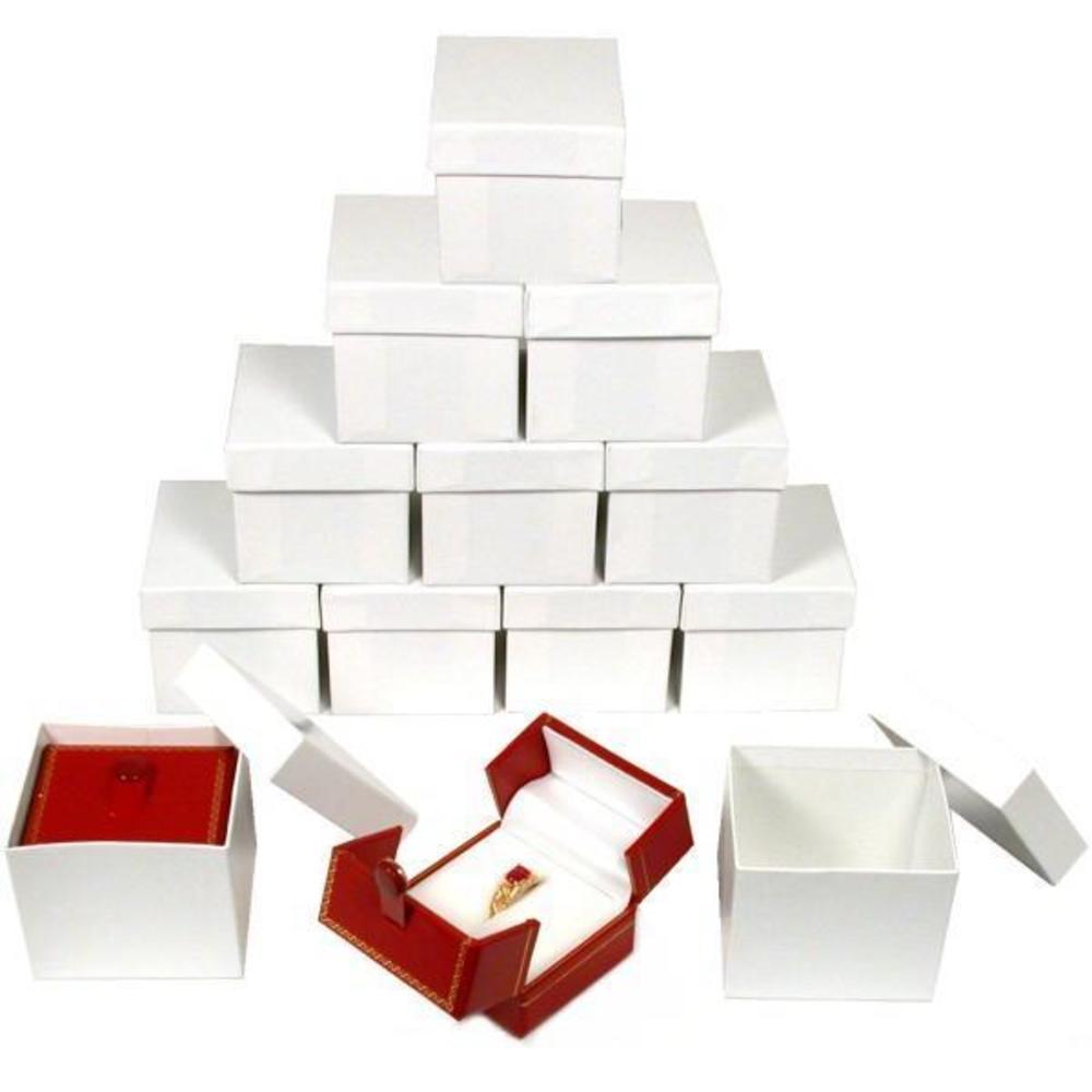 12 Ring/Band Gift Boxes Jewelry Counter Case Display
