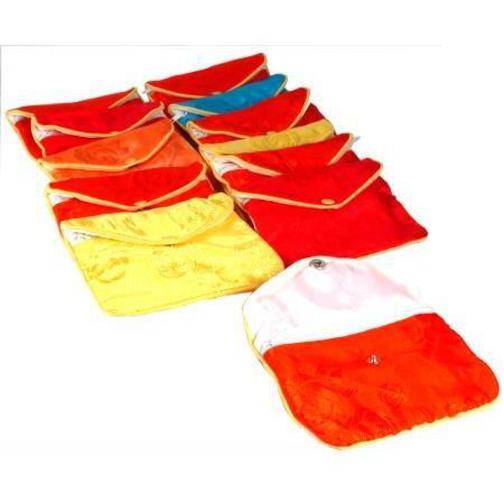 24 Jewelry Chinese Silk Pouches Chain Gift Display 4.5"